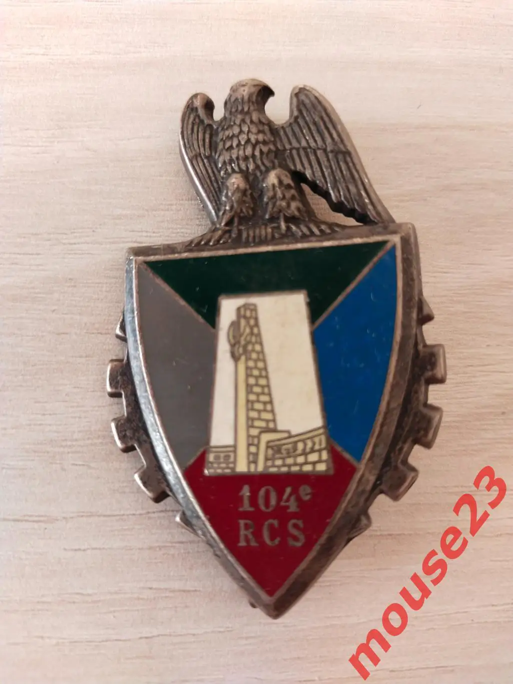 104 ° RCS: 104 ° полк командования и обслуживания Fraisse G. 2751 Франция