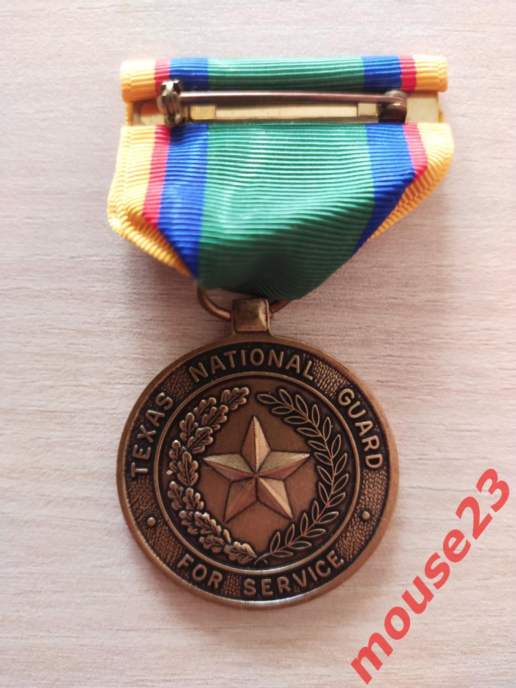 Медаль за службу в Национальной Гвардии штата Техас 1