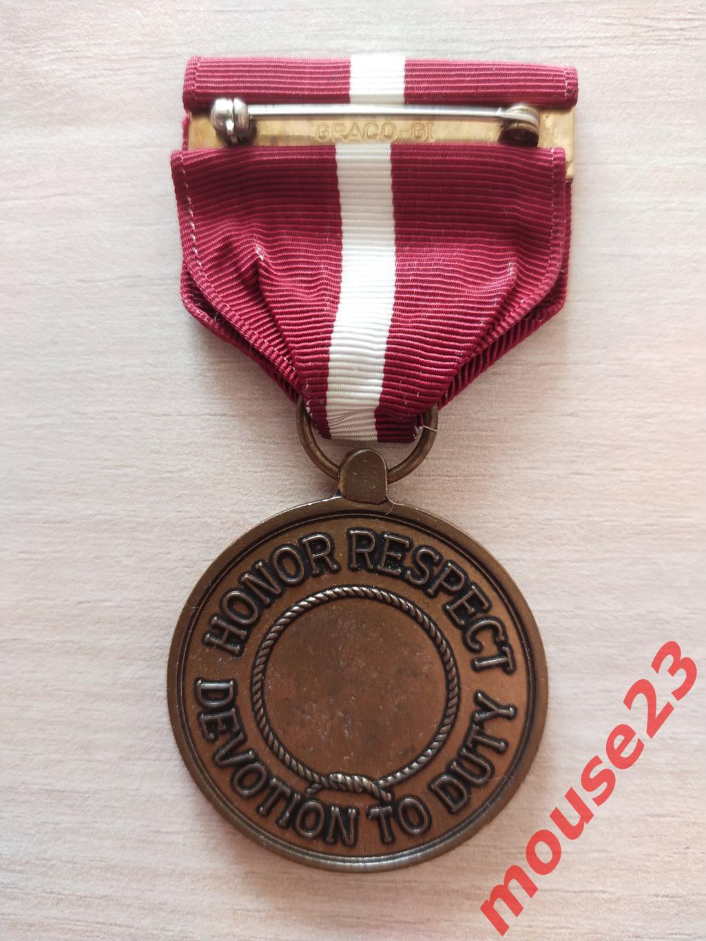 Медаль За безупречную службу в береговой охране США. 1