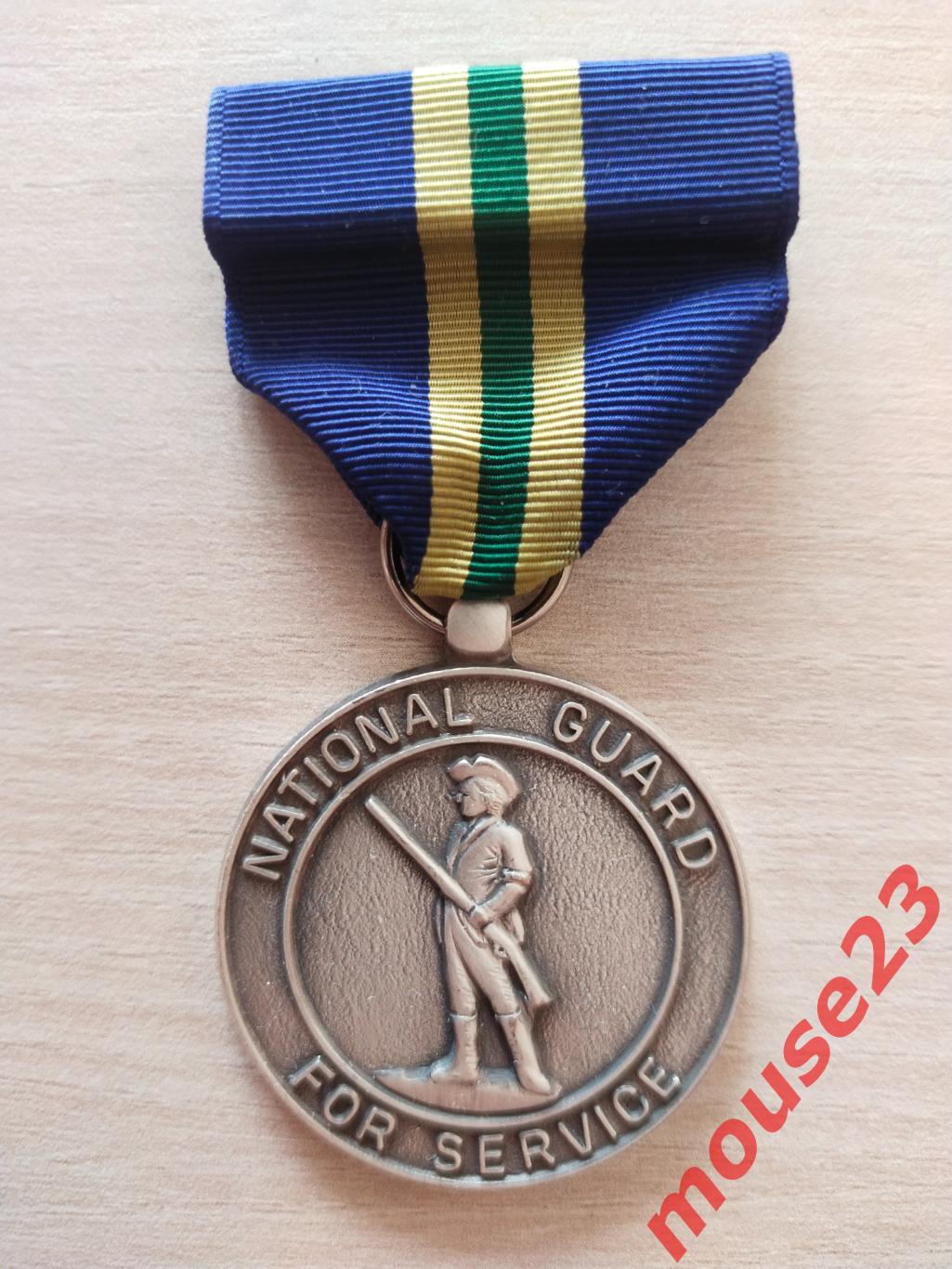 Медаль Национальной гвардии штата Аляска за службу, (2)