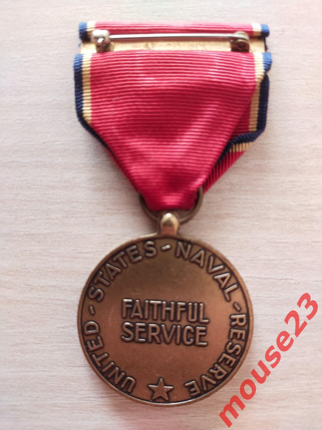 Медаль резерва Военно-морского флота Вооруженных Сил США, учреждена в 1938 году. 1