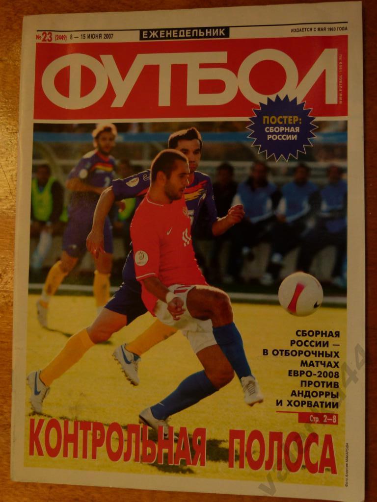 (ч1) Футбол №23 2007 Россия Андора Хорватия