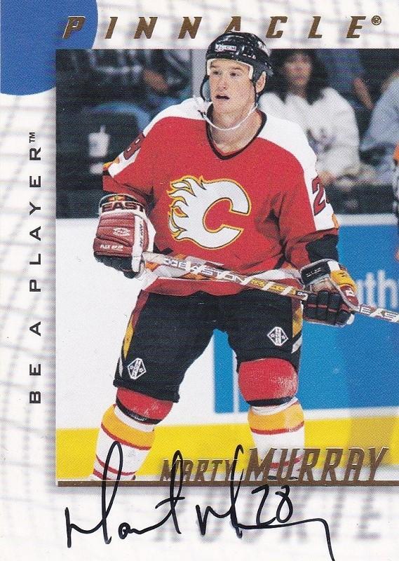 1997-98 Pinnacle Be A Player - [Base] - Autographs #199 Marty Murray