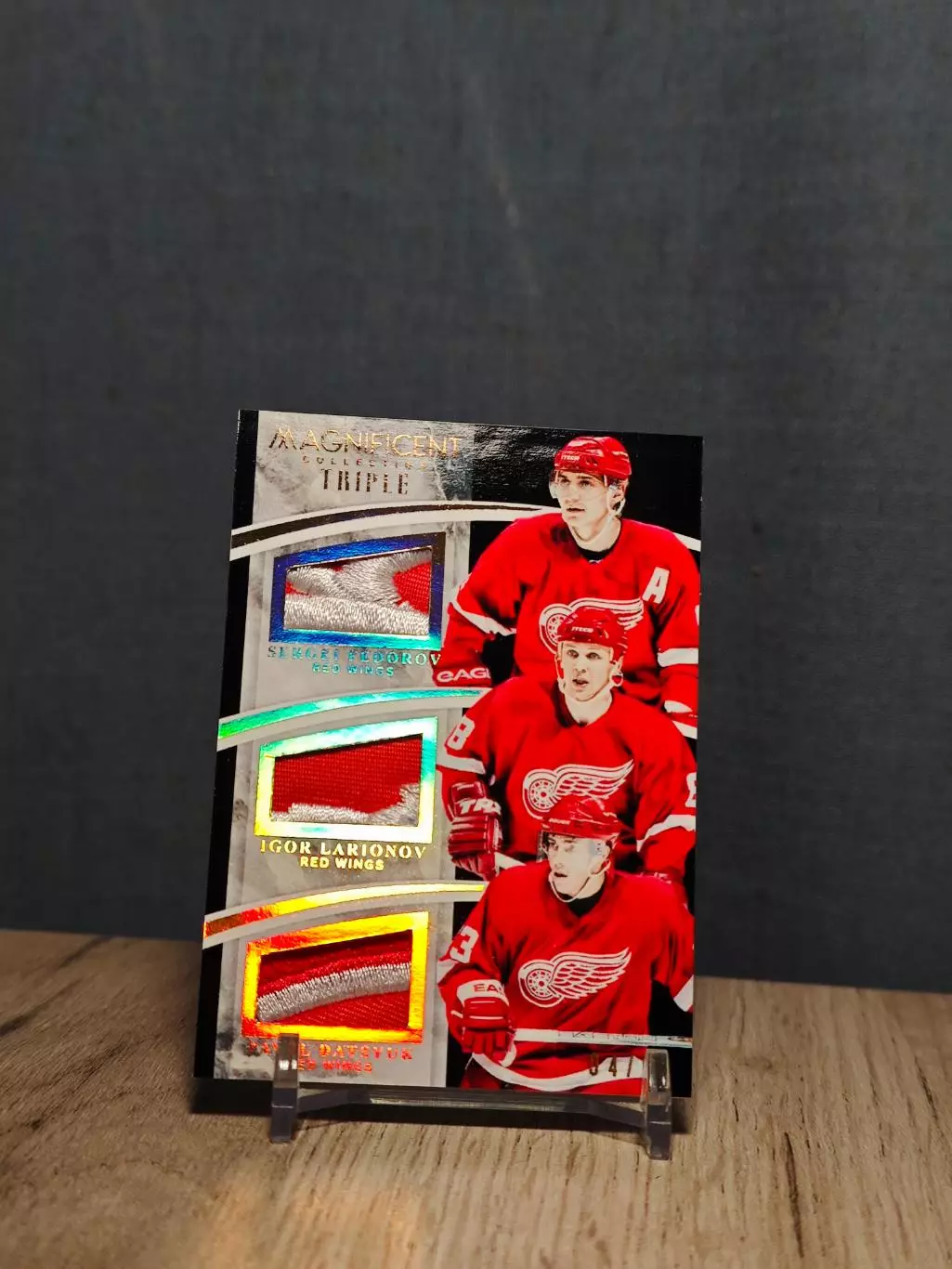 4/4 CLS Magnificent Collection Triple Sergei Fedorov/Igor Larionov/Pavel Datsyuk