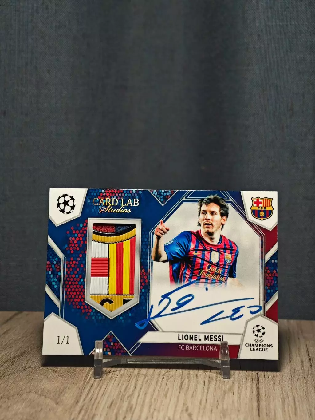 1/1 CLS Blue Champions League Lionel Messi Barcelona Лионель Месси