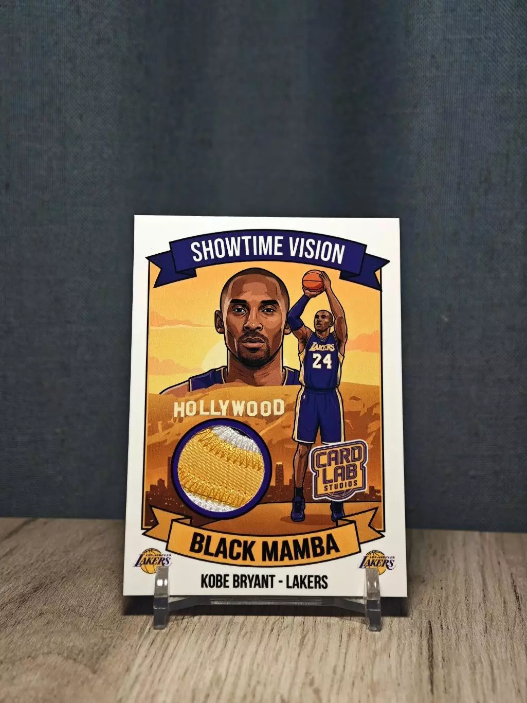 CLS Round Patch Kobe Bryant Purple