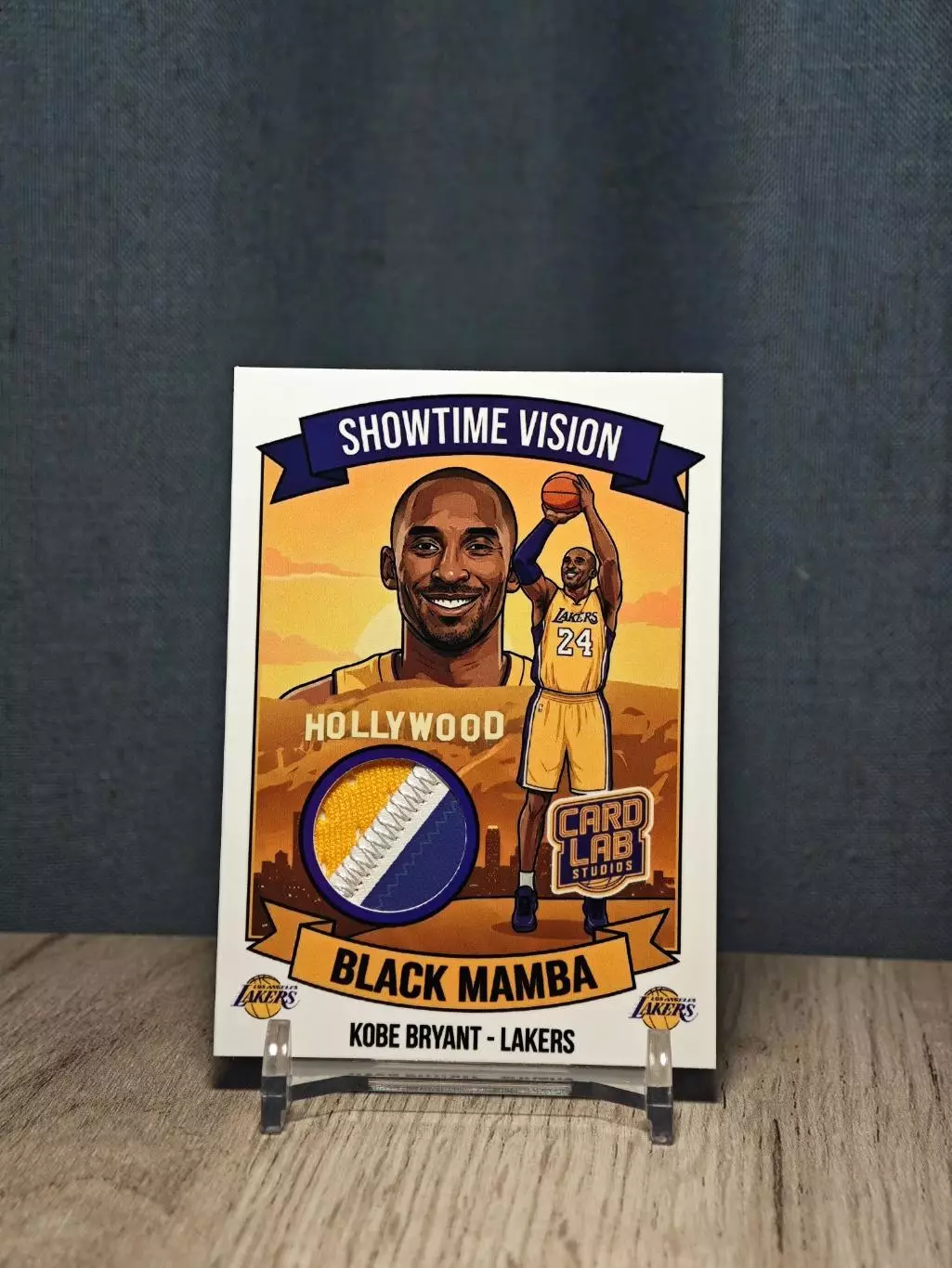 CLS Round Patch Kobe Bryant Yellow