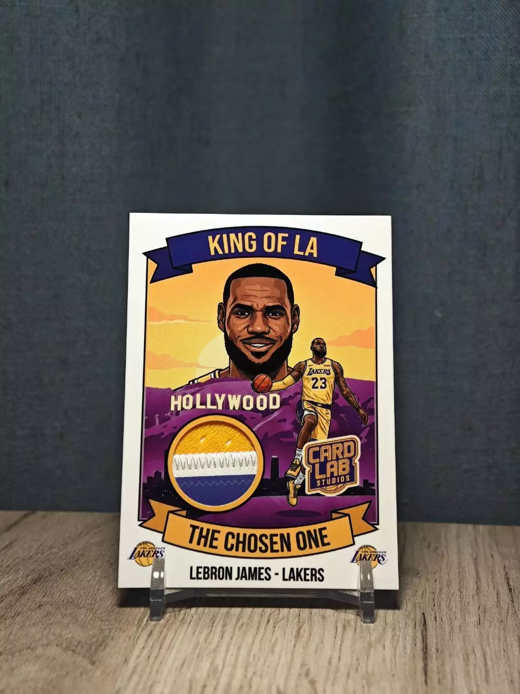 CLS Round Patch Lebron James Yellow