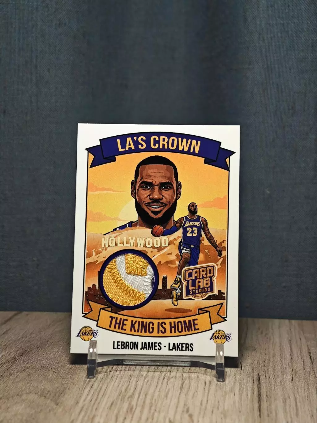 CLS Round Patch Lebron James Purple