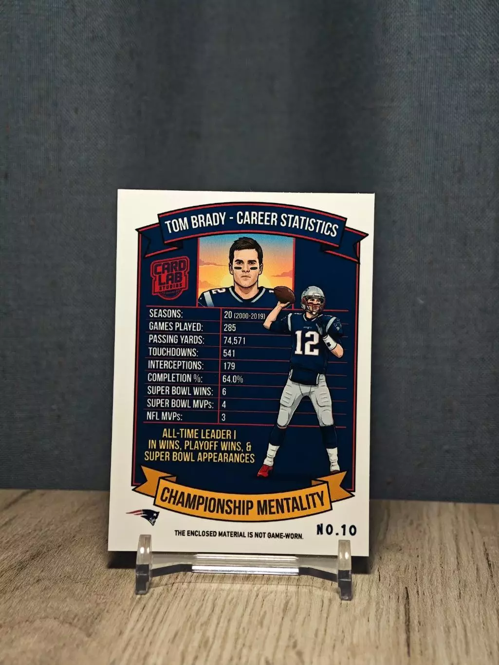 CLS Round Patch Tom Brady 1
