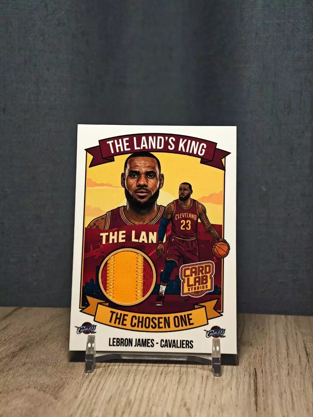 CLS Round Patch Lebron James Cavs