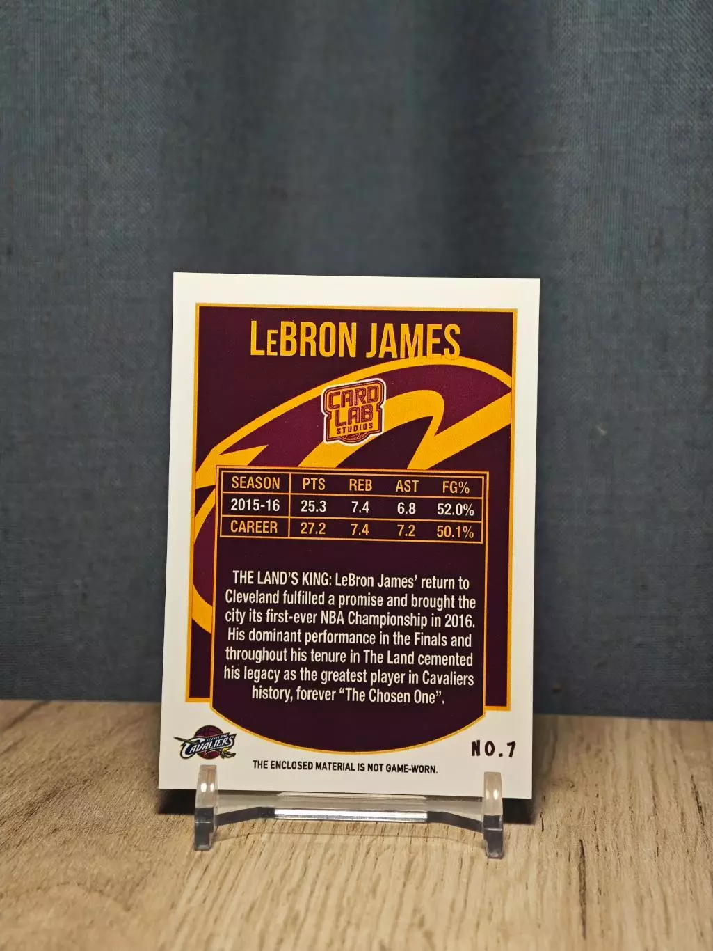 CLS Round Patch Lebron James Cavs 1