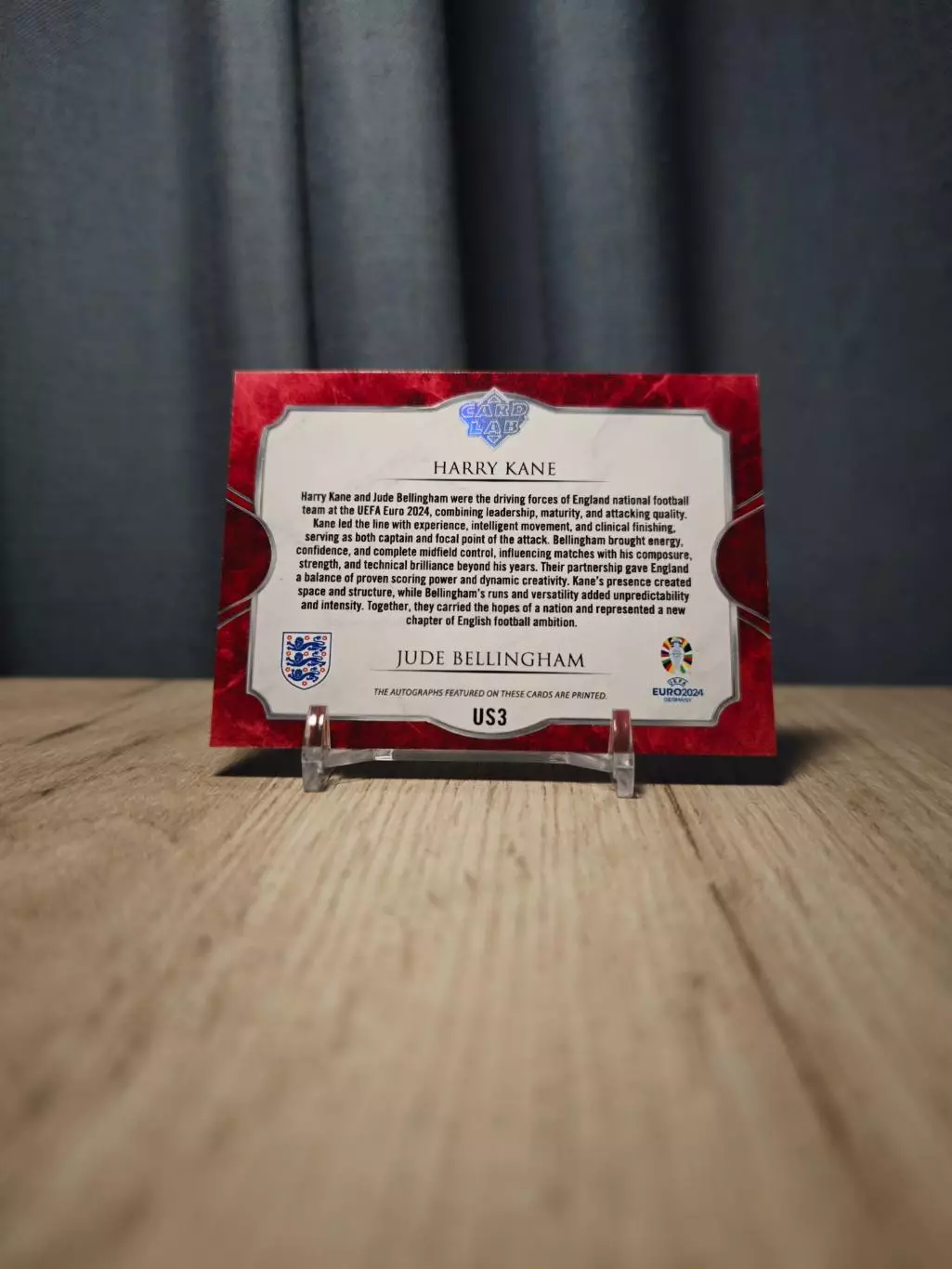 US3 CLS Ultimate Signatures Dual Harry Kane - Jude Bellingham 1