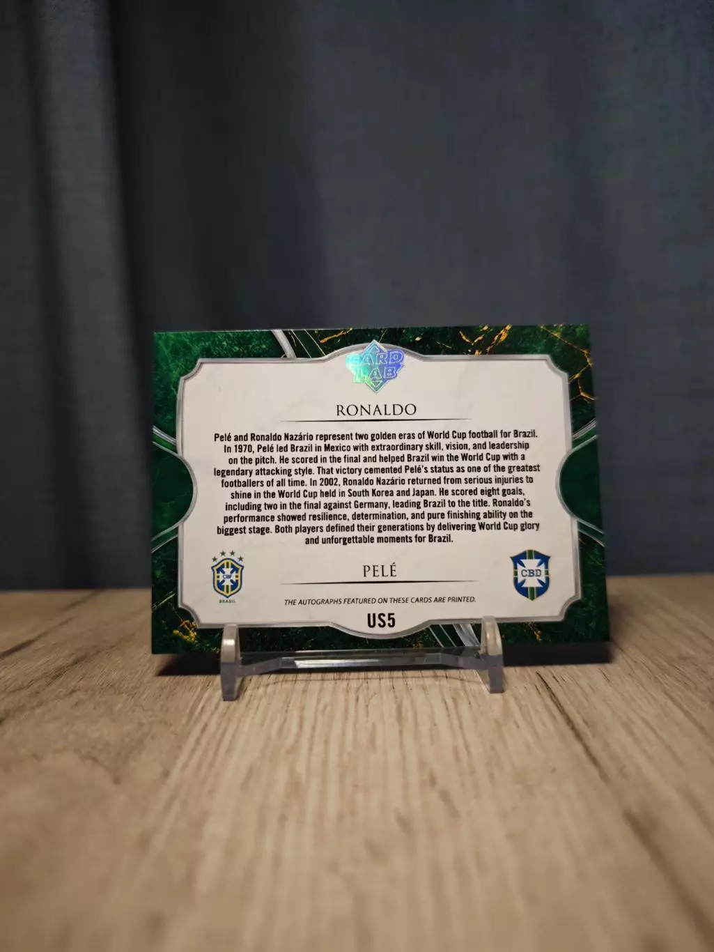 US5 CLS Ultimate Signatures Dual Ronaldo - Pele 1