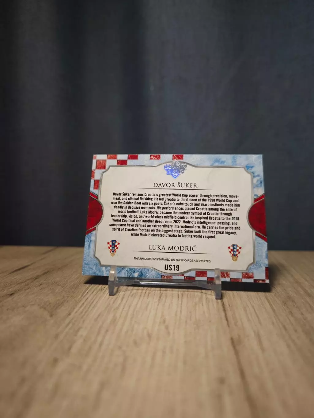 US19 CLS Ultimate Signatures Dual Davor Suker - Luka Modric 1