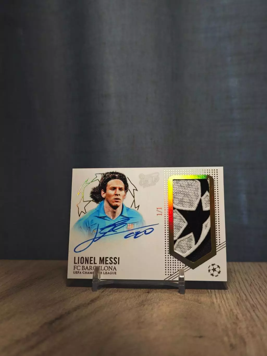 1/1 CLS Dynasty UCL Lionel Messi blue