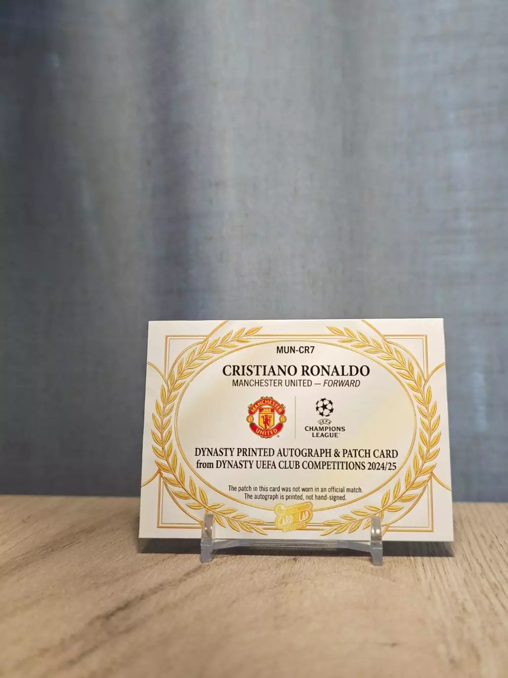1/1 CLS Dynasty UCL Cristiano Ronaldo BLACK 1