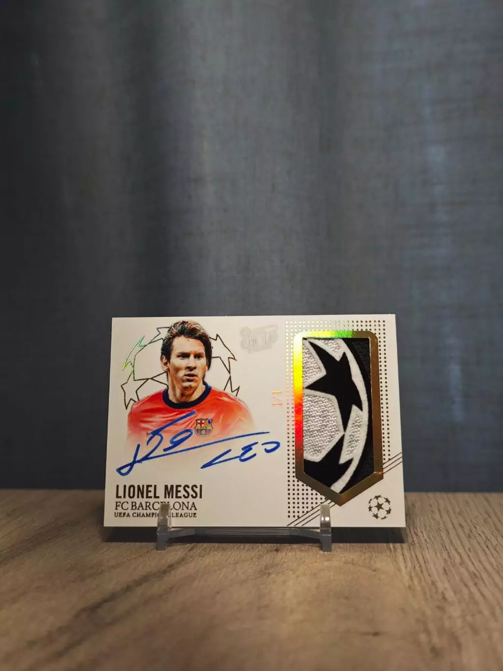 1/1 CLS Dynasty UCL Lionel Messi orange2