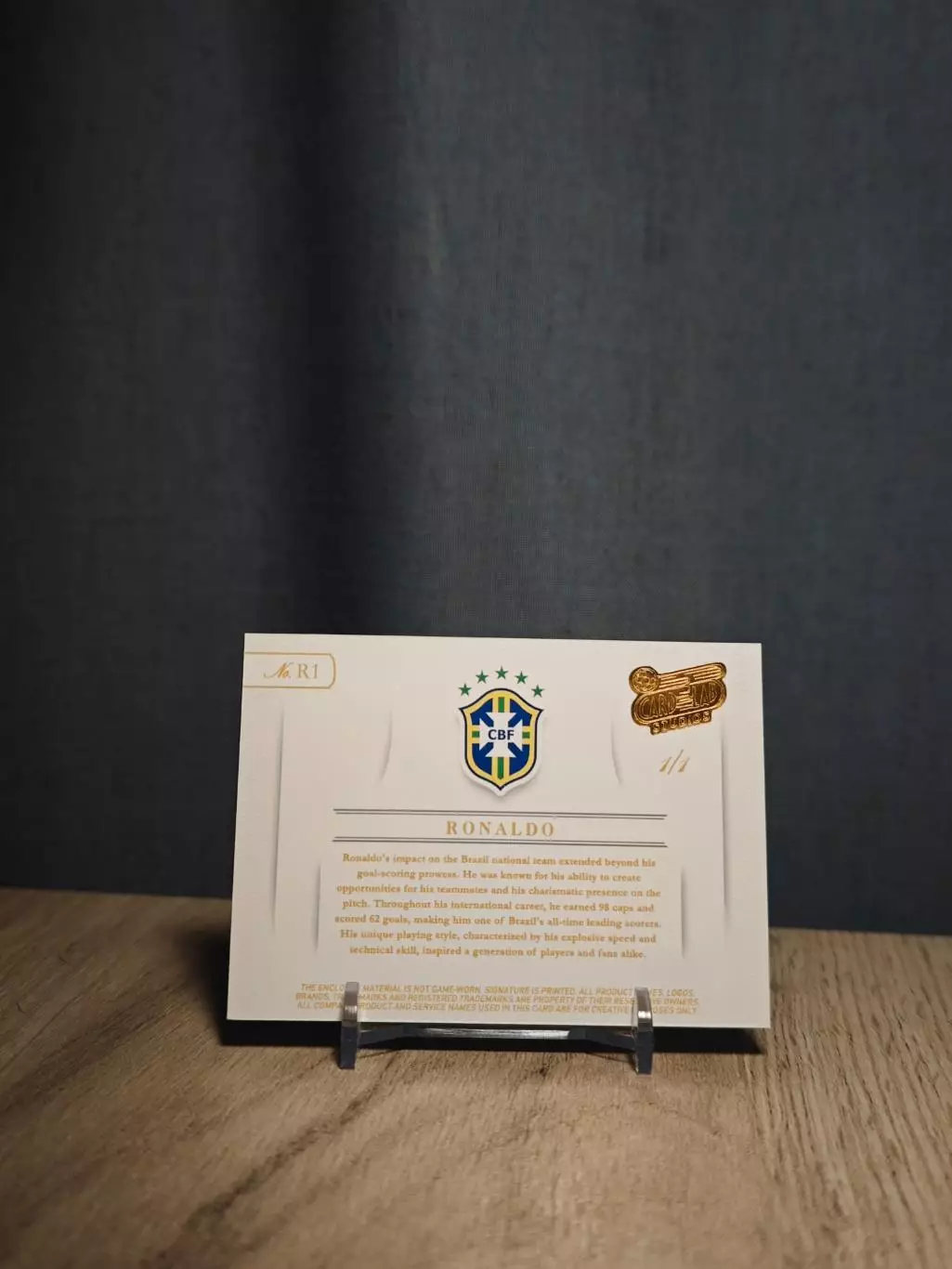 1/1 CLS Gold Patch Ronaldo 1