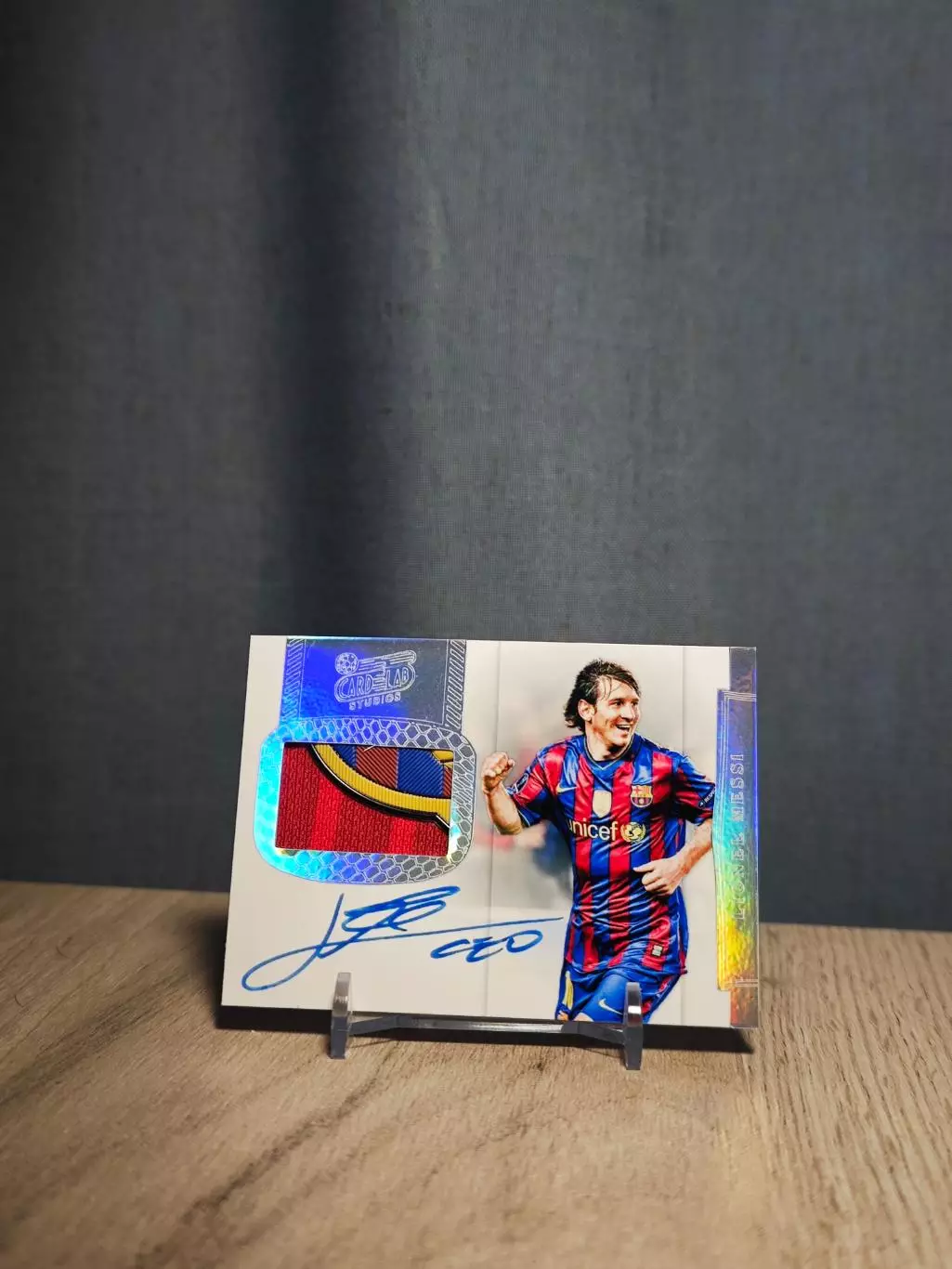 CLS Laser Silver Patch Lionel Messi 1