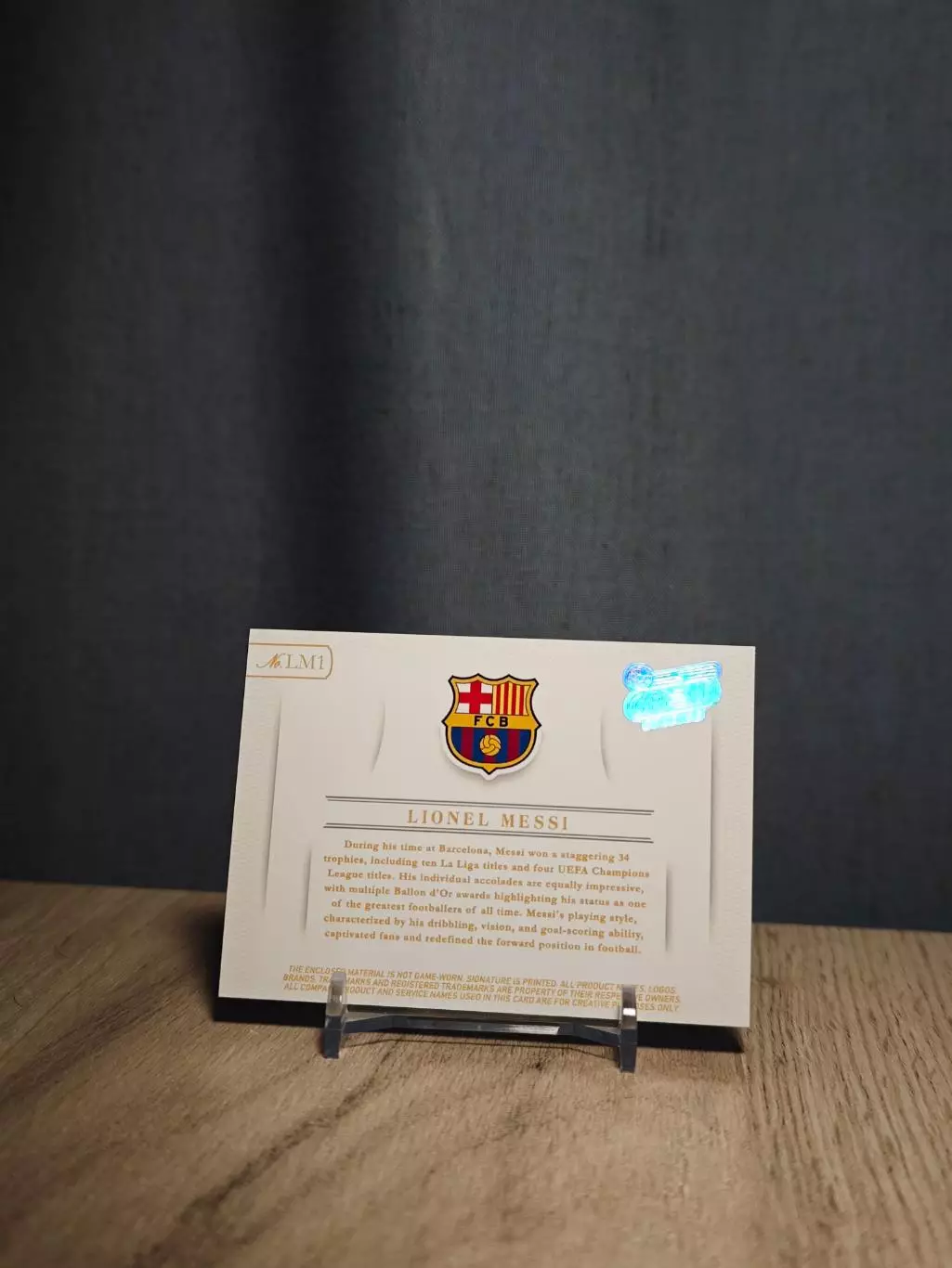 CLS Laser Silver Patch Lionel Messi 2 1