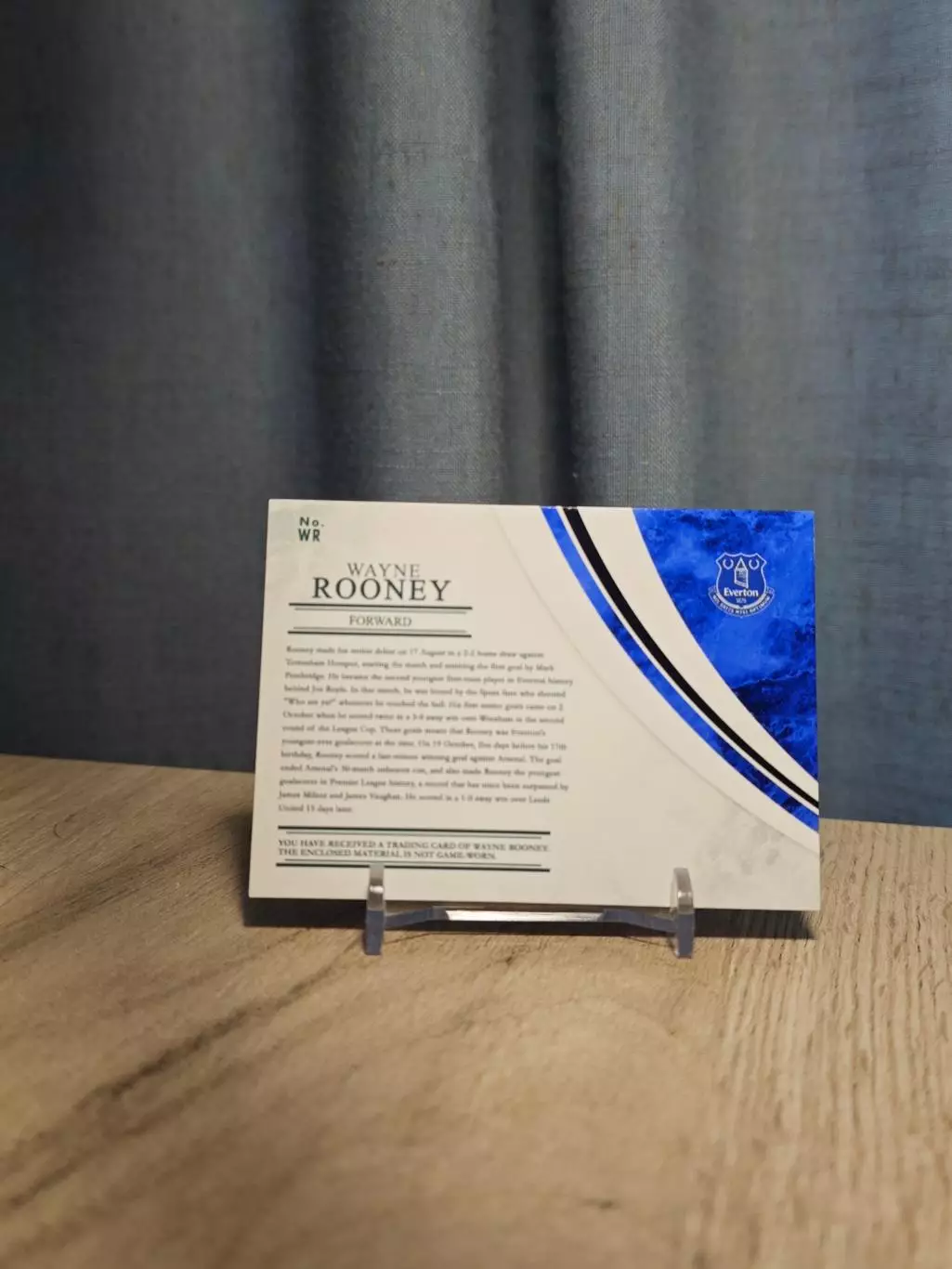 1/1 Magnificent Collection Wayne Rooney Everton 1