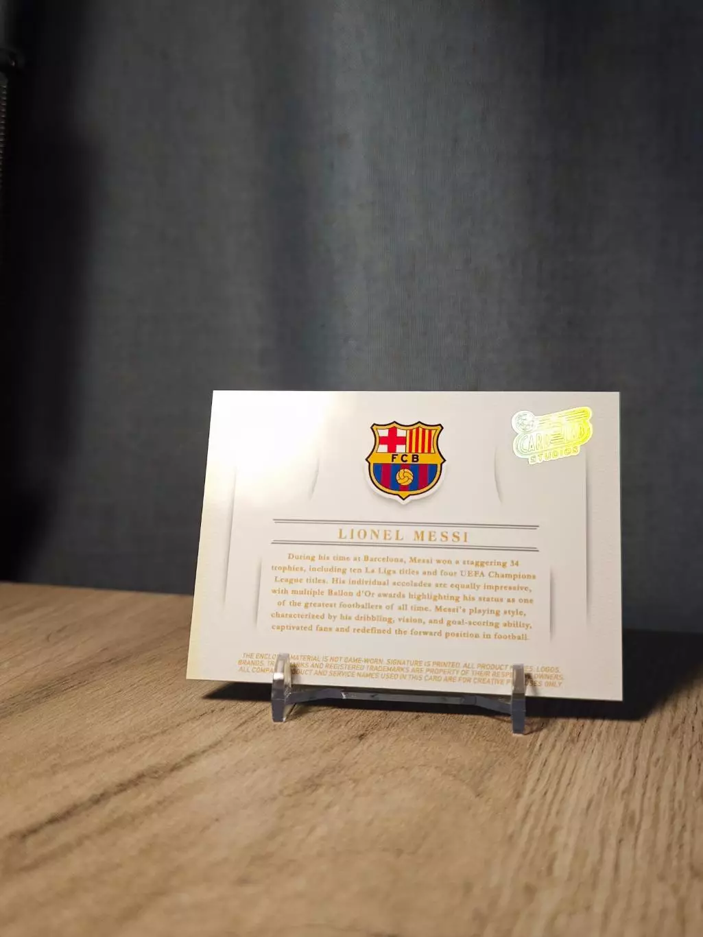 CLS Laser Silver Patch Lionel Messi 4 1