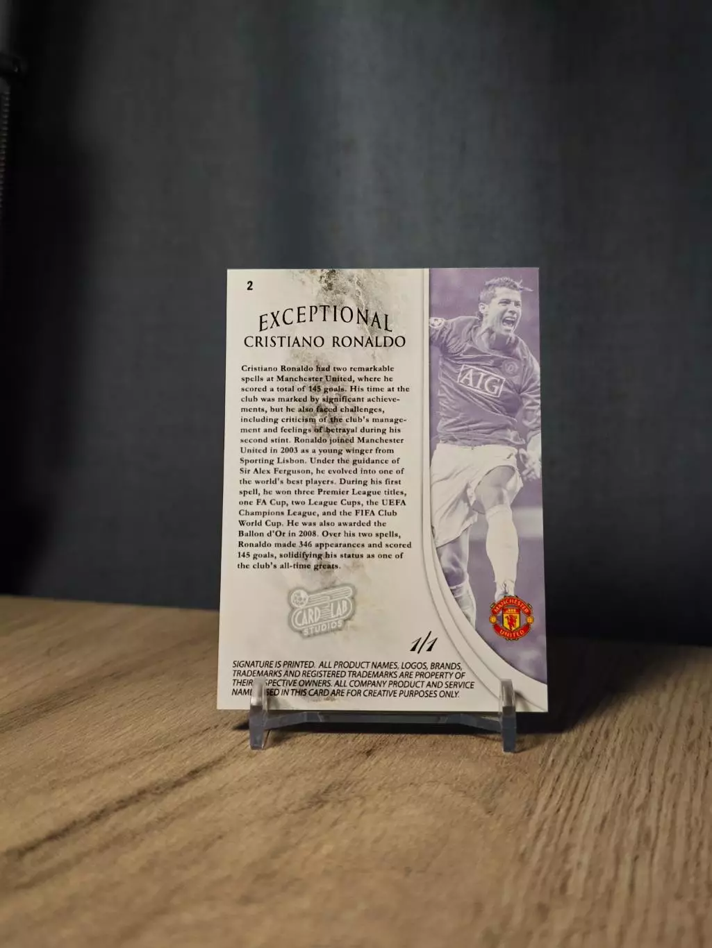 1/1 CLS Exceptional Cristiano Ronaldo 1