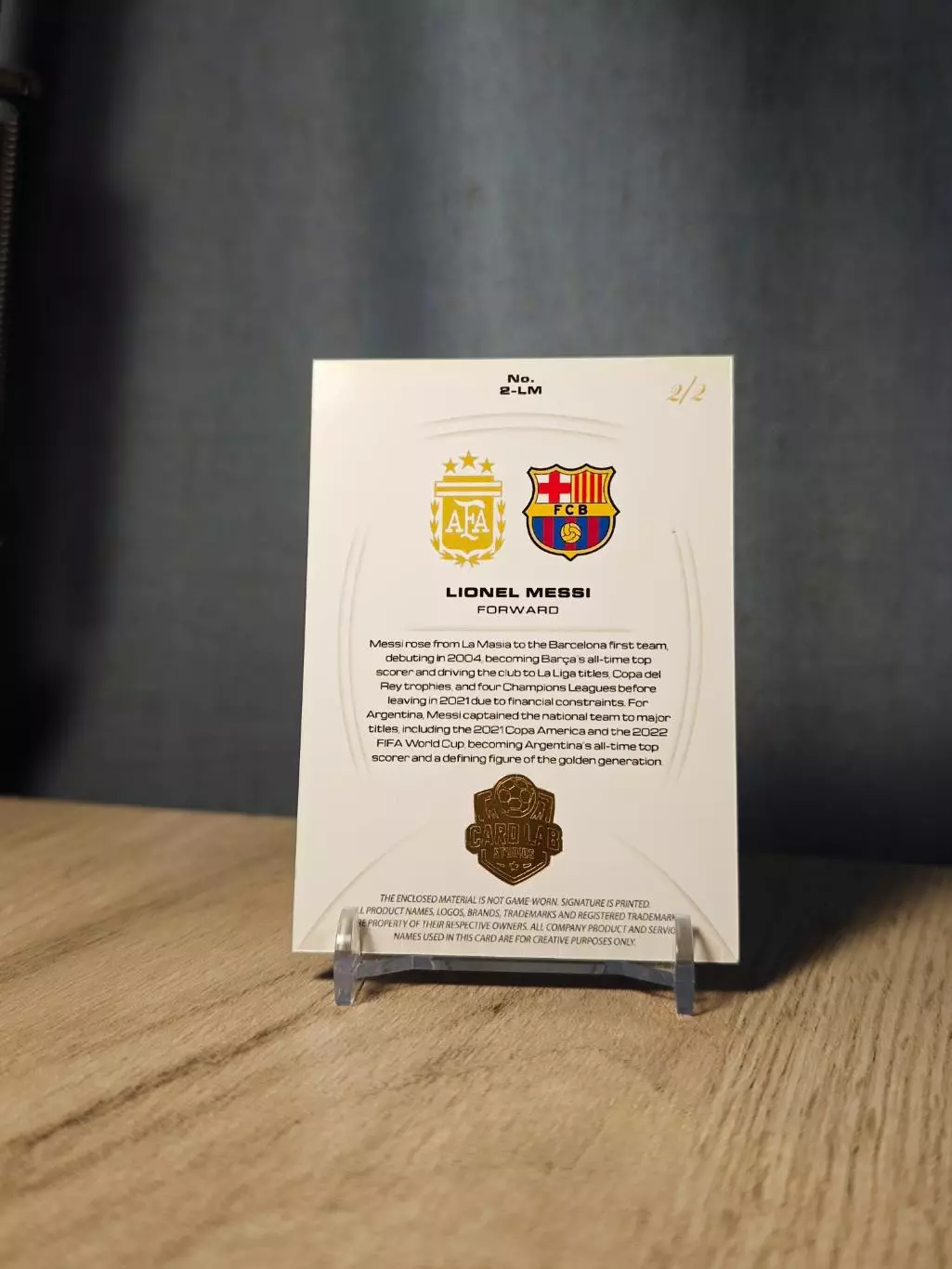 2/2 CLS Exceptional Lionel Messi 1