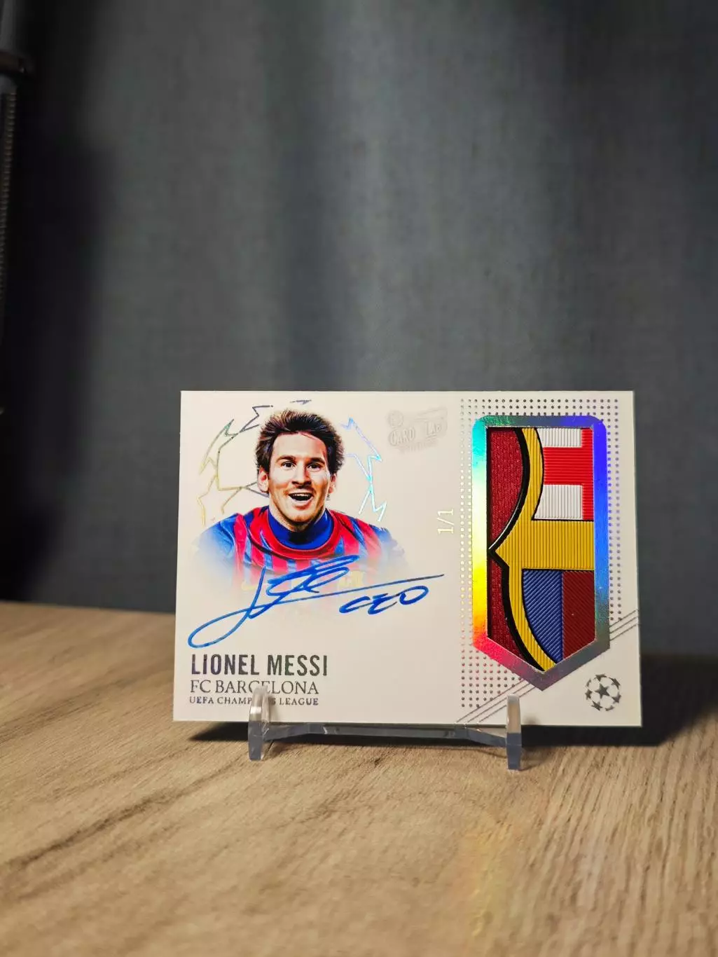 1/1 CLS Dynasty UCL Lionel Messi laser silver