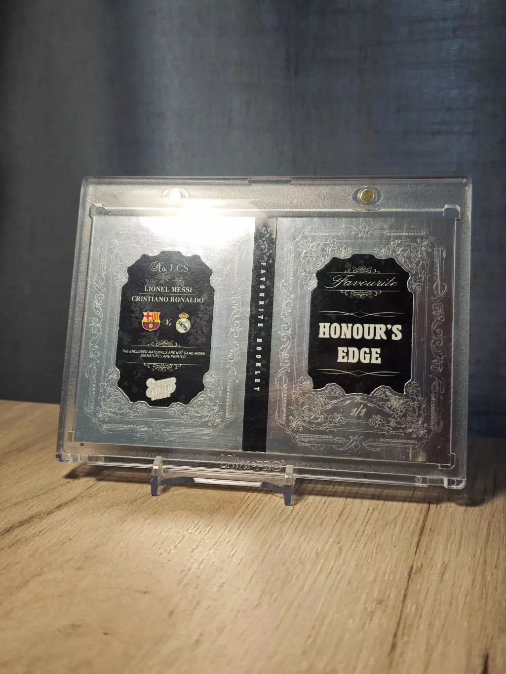 1/1 Favourite Booklet HONOURS EDGE Lionel Messi Cristiano Ronaldo 2