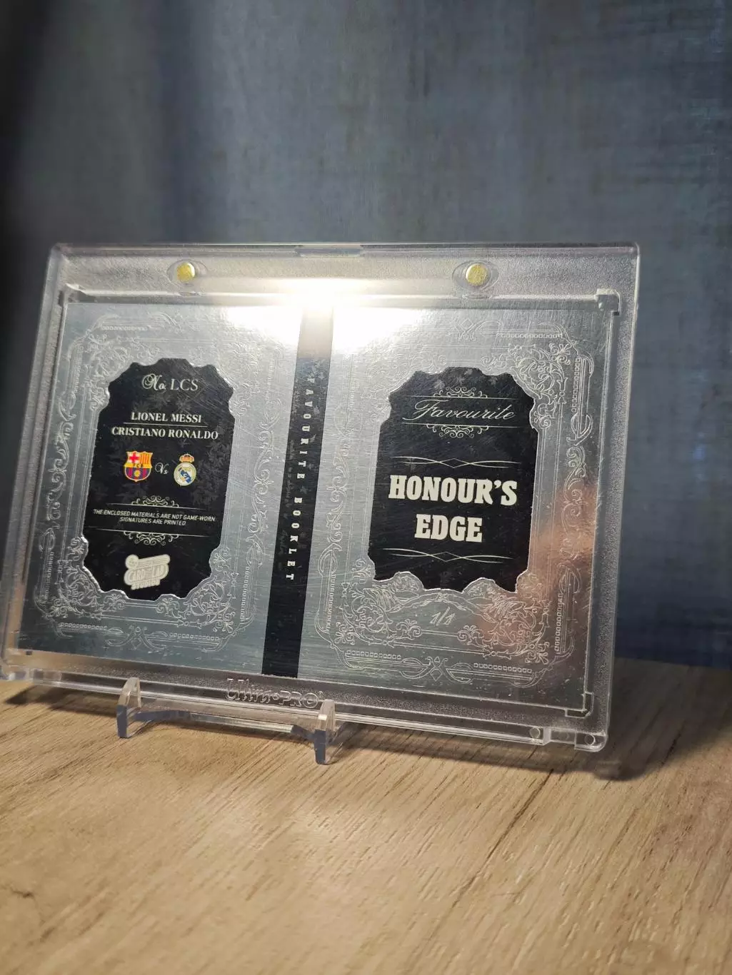 1/1 Favourite Booklet HONOURS EDGE Lionel Messi Cristiano Ronaldo 3