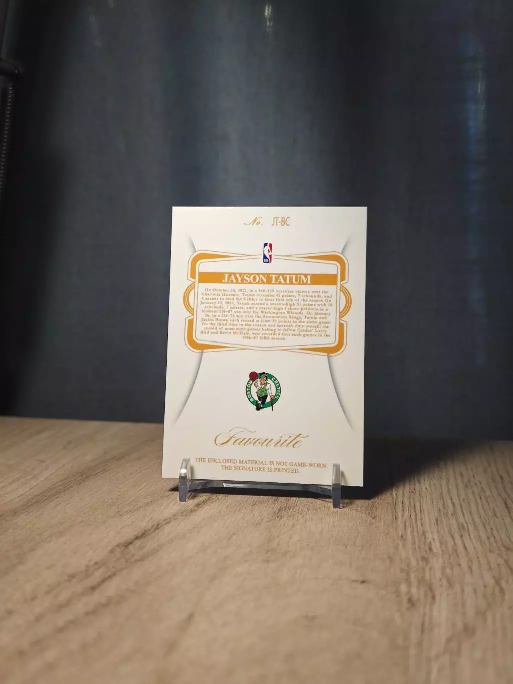 1/1 Favourite Logoman Jayson Tatum 2 1