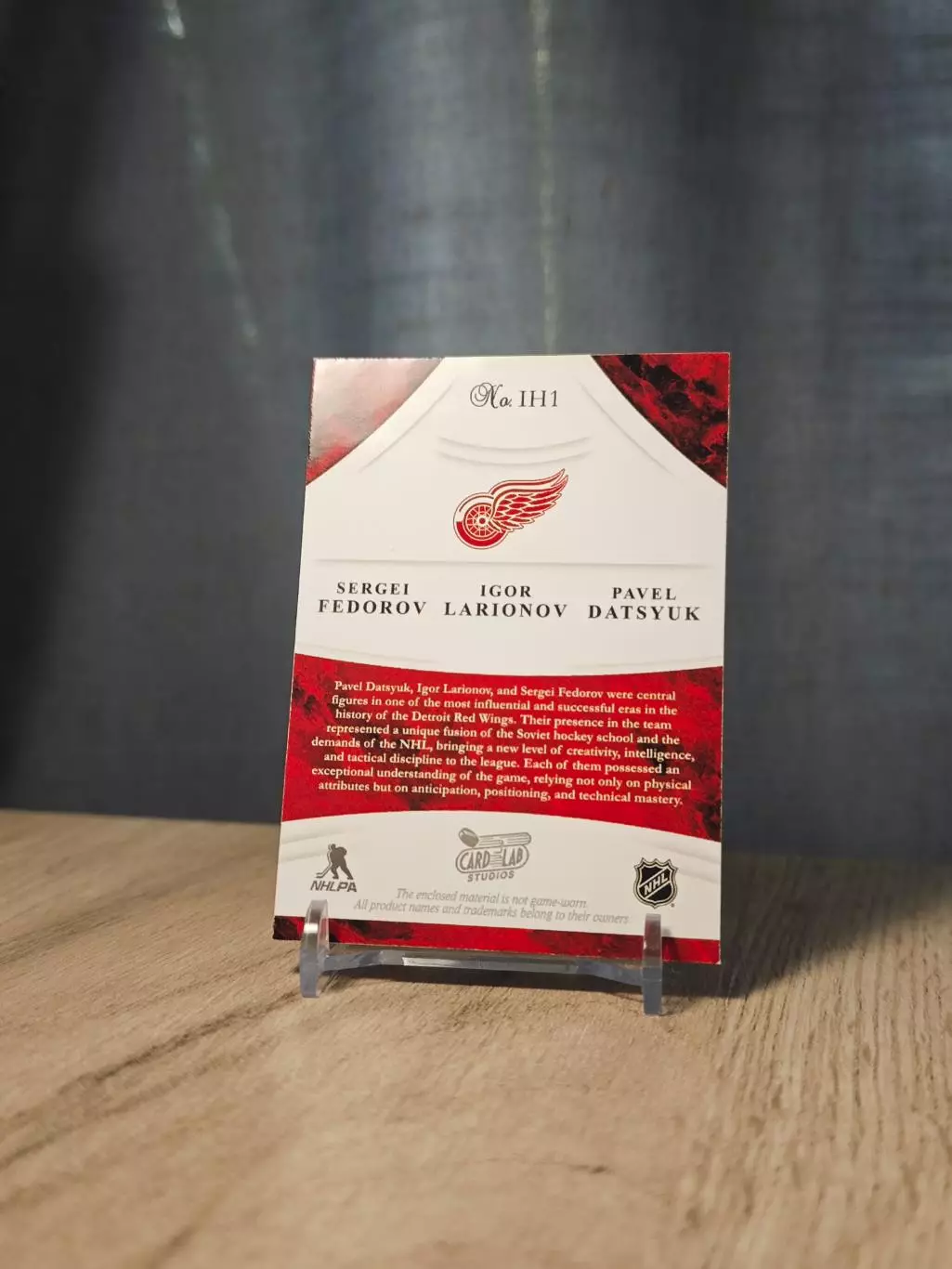 1/4 CLS Magnificent Collection Triple Sergei Fedorov/Igor Larionov/Pavel Datsyuk 1