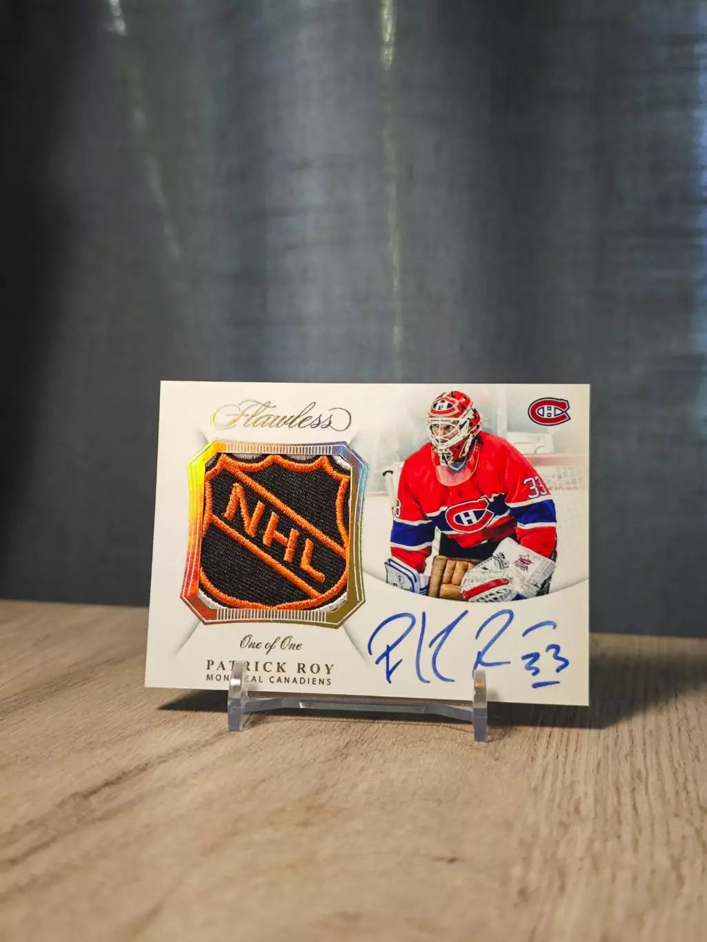 1/1 Flawless Logoman Patrick Roy