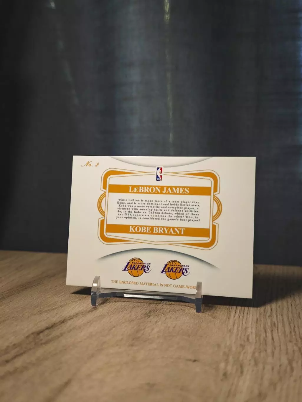 Flawless Dual Logomans Lebron James Kobe Bryant 1