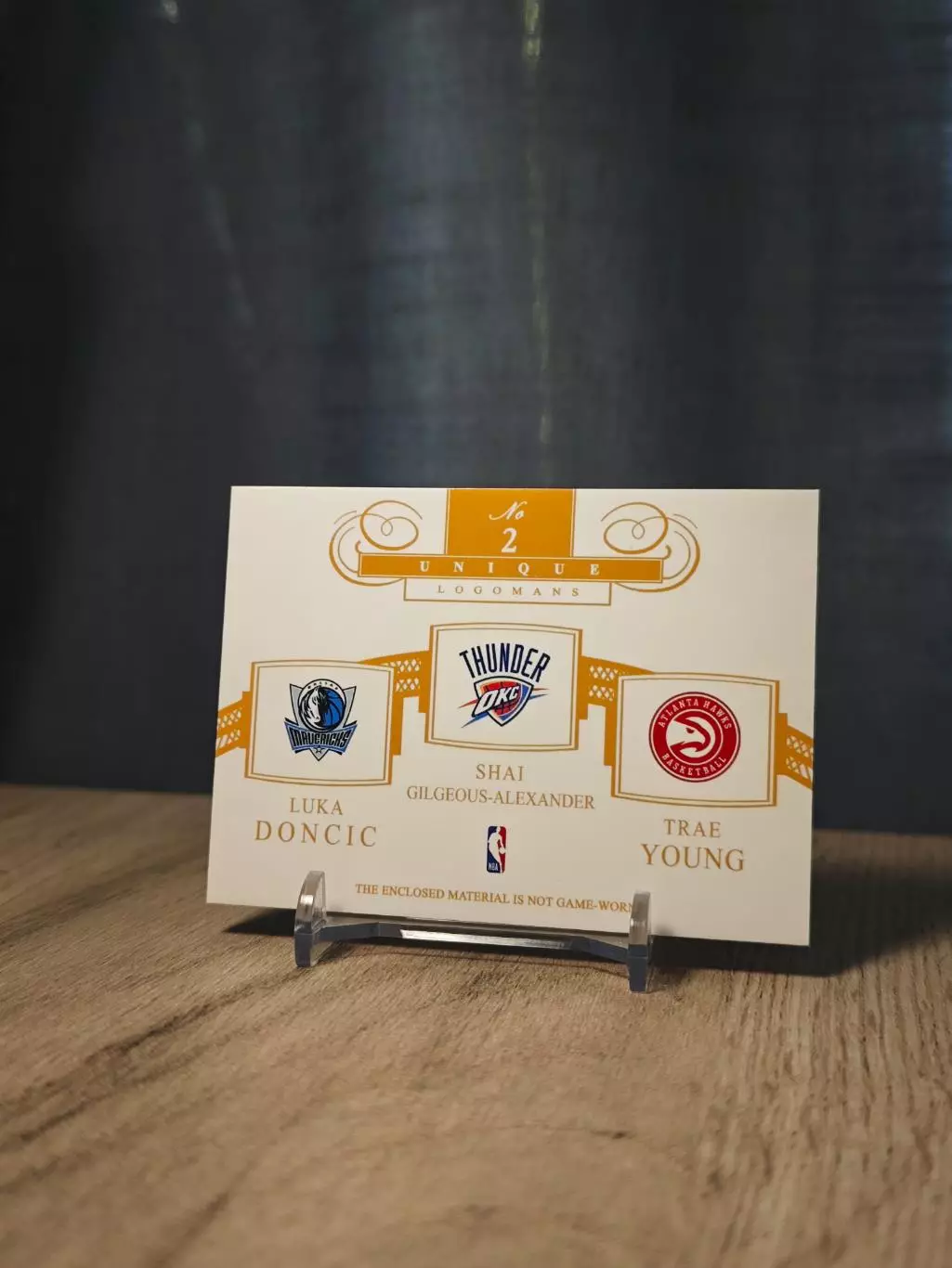 Flawless Triple Logomans Luka Doncic Shai Gilgeous-Alexander Trae Young 1