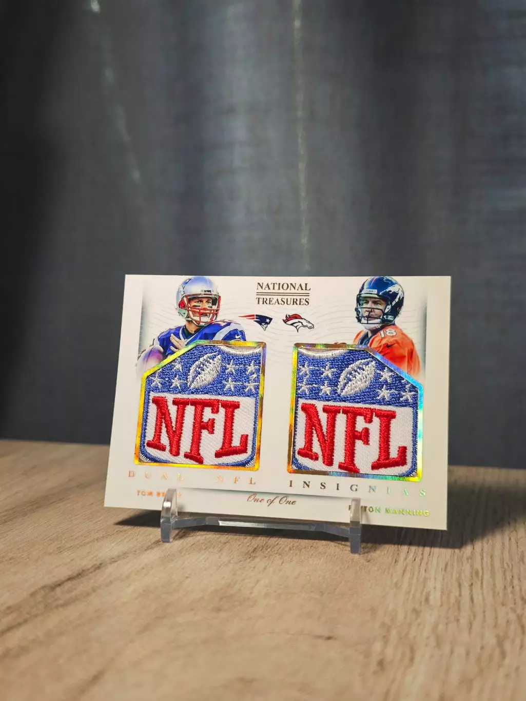 1/1 CLS NT Insignias Tom Brady Payton Manning