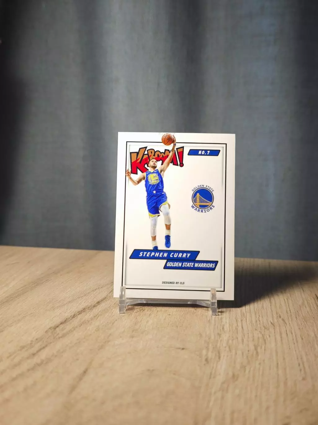 CLS Kaboom Stephen Curry blue dunk 1
