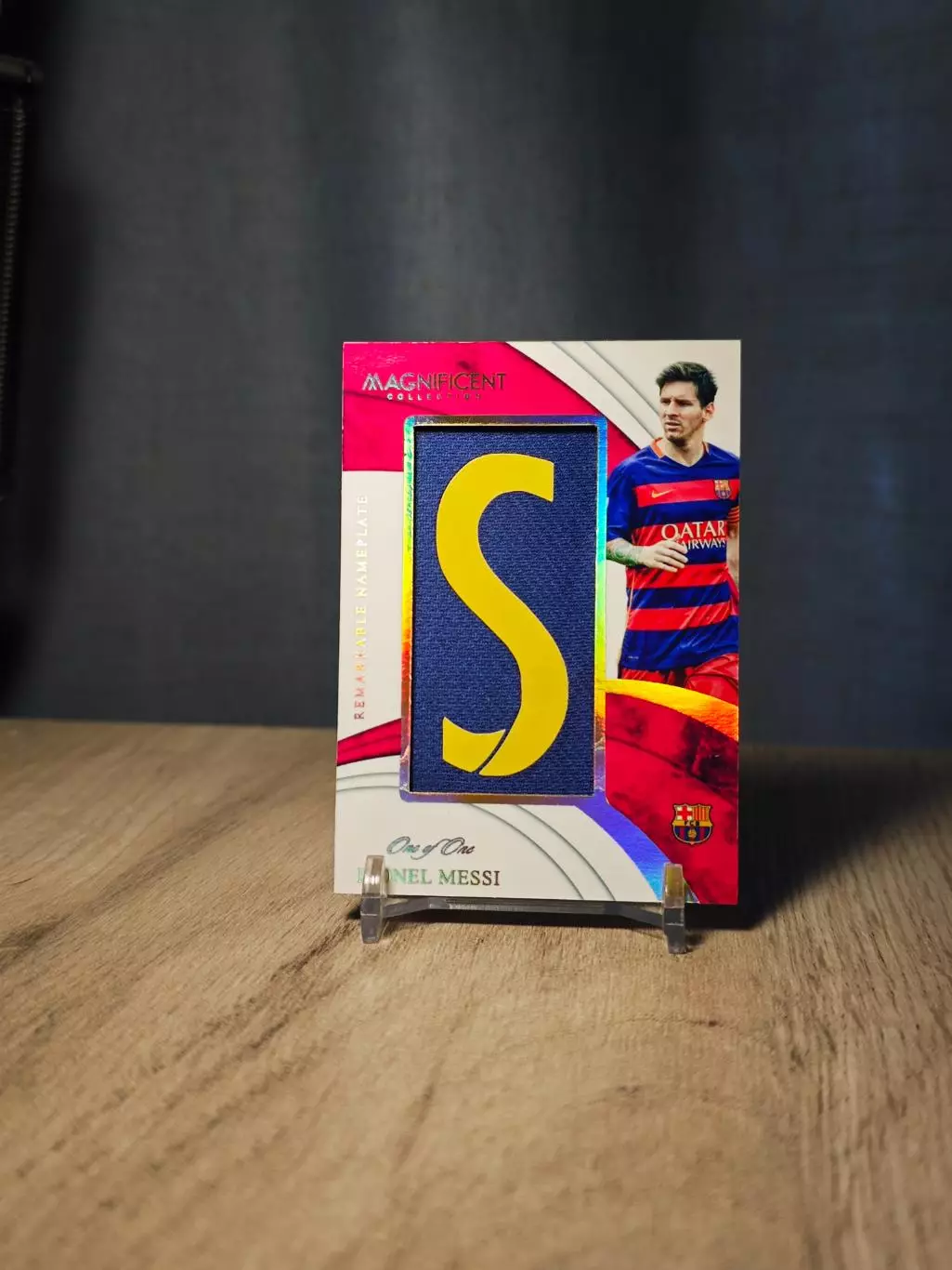 1/1 CLS Magnificent Collection Remarkable Nameplate Lionel Messi S