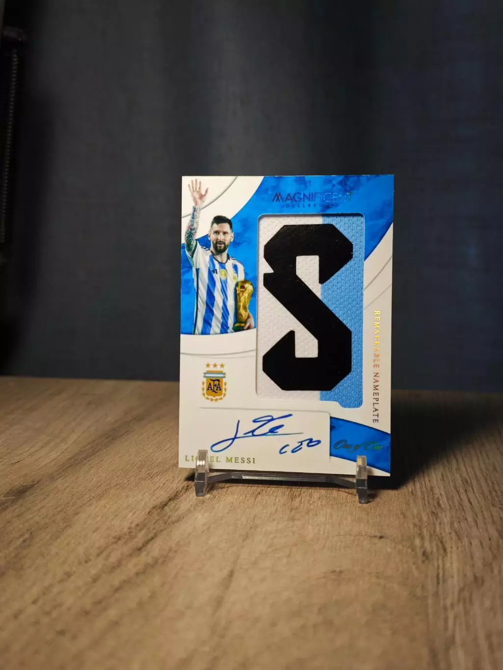 1/1 CLS Magnificent Collection Remarkable Nameplate Argentina Lionel Messi S