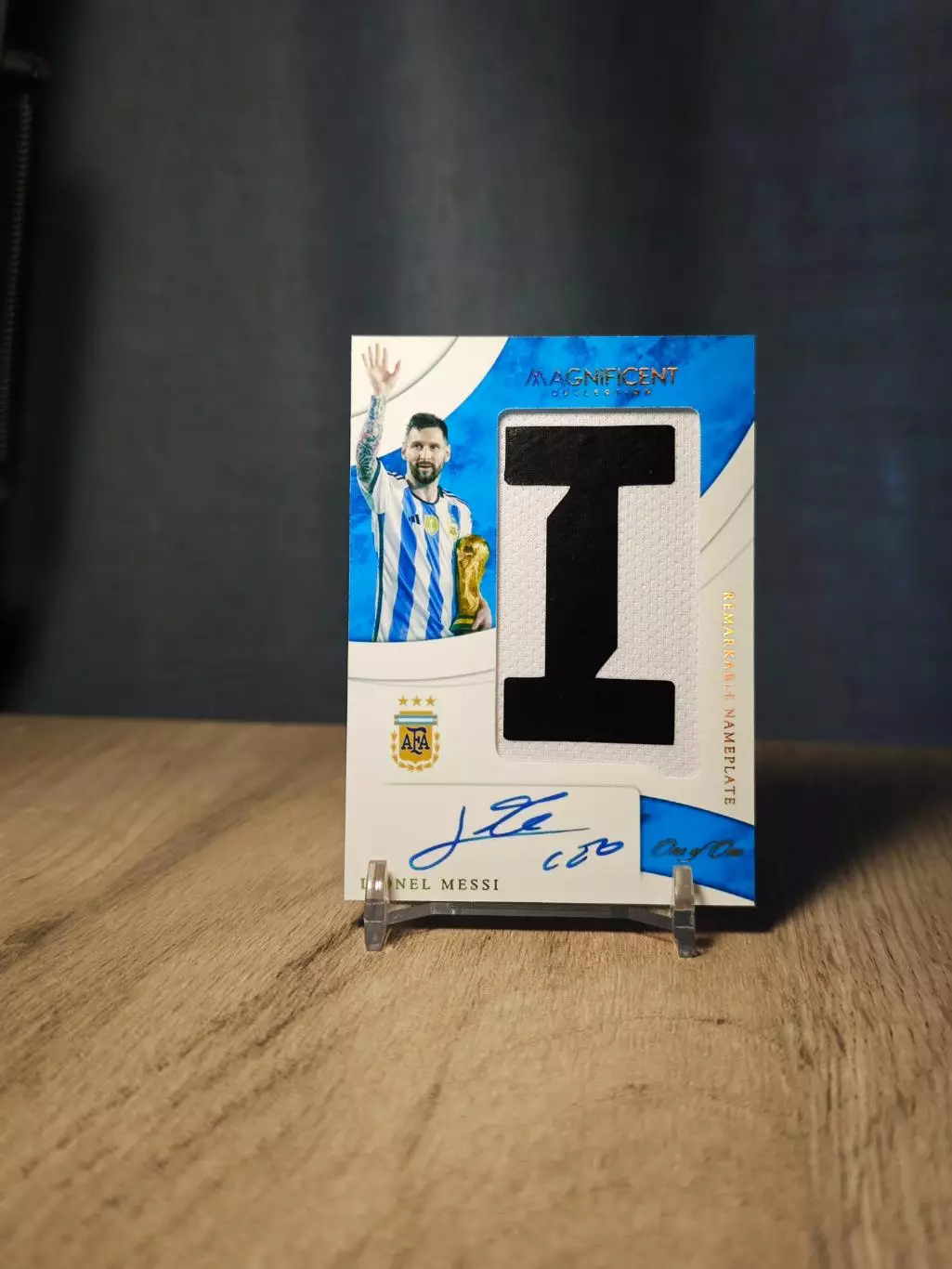 1/1 CLS Magnificent Collection Remarkable Nameplate Argentina Lionel Messi I