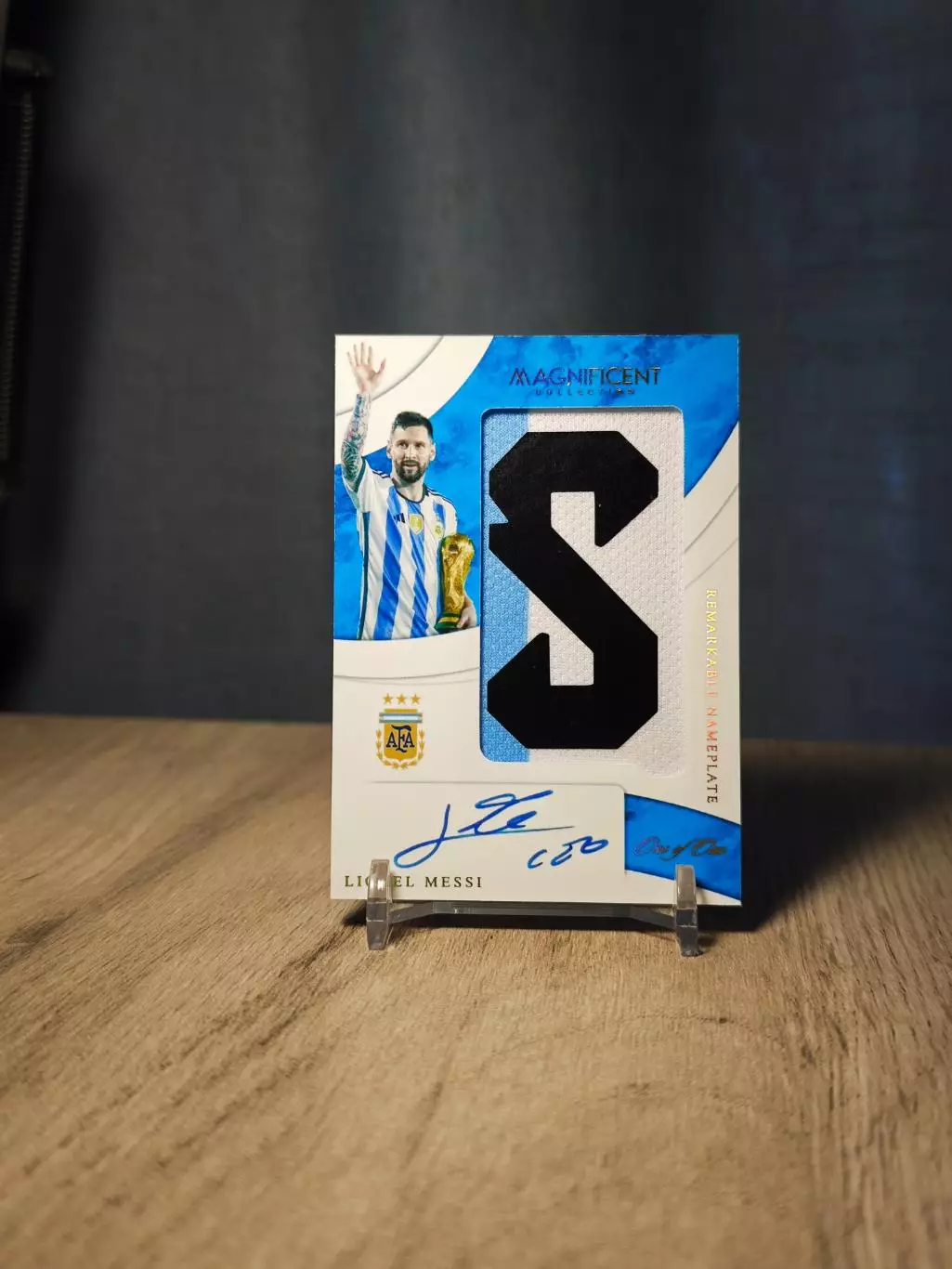 1/1 CLS Magnificent Collection Remarkable Nameplate Argentina Lionel Messi S2
