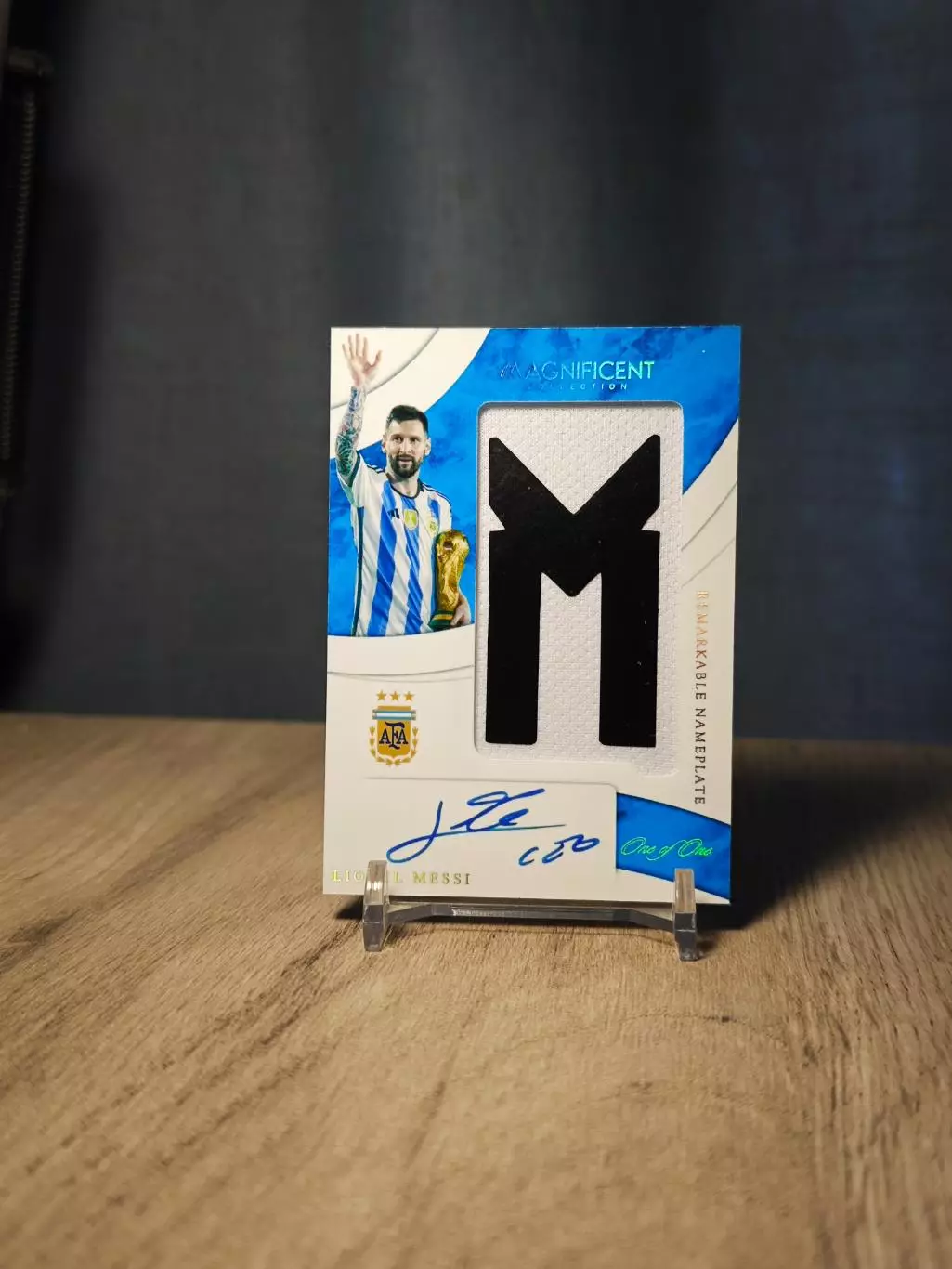 1/1 CLS Magnificent Collection Remarkable Nameplate Argentina Lionel Messi M
