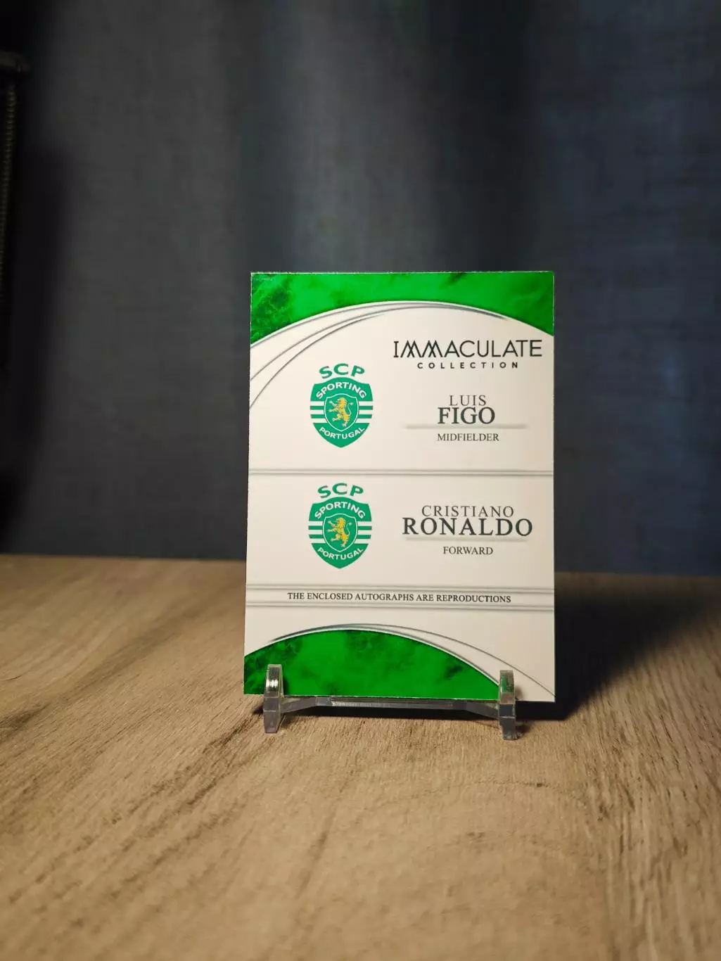 Green Immaculate Collection Cristiano Ronaldo Luis Figo 1