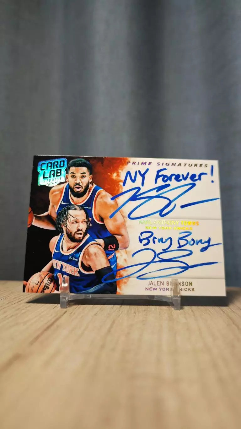 CLS PRIME SIGNATURES Jalen Brunson, Karl-Anthony Towns New York Knicks