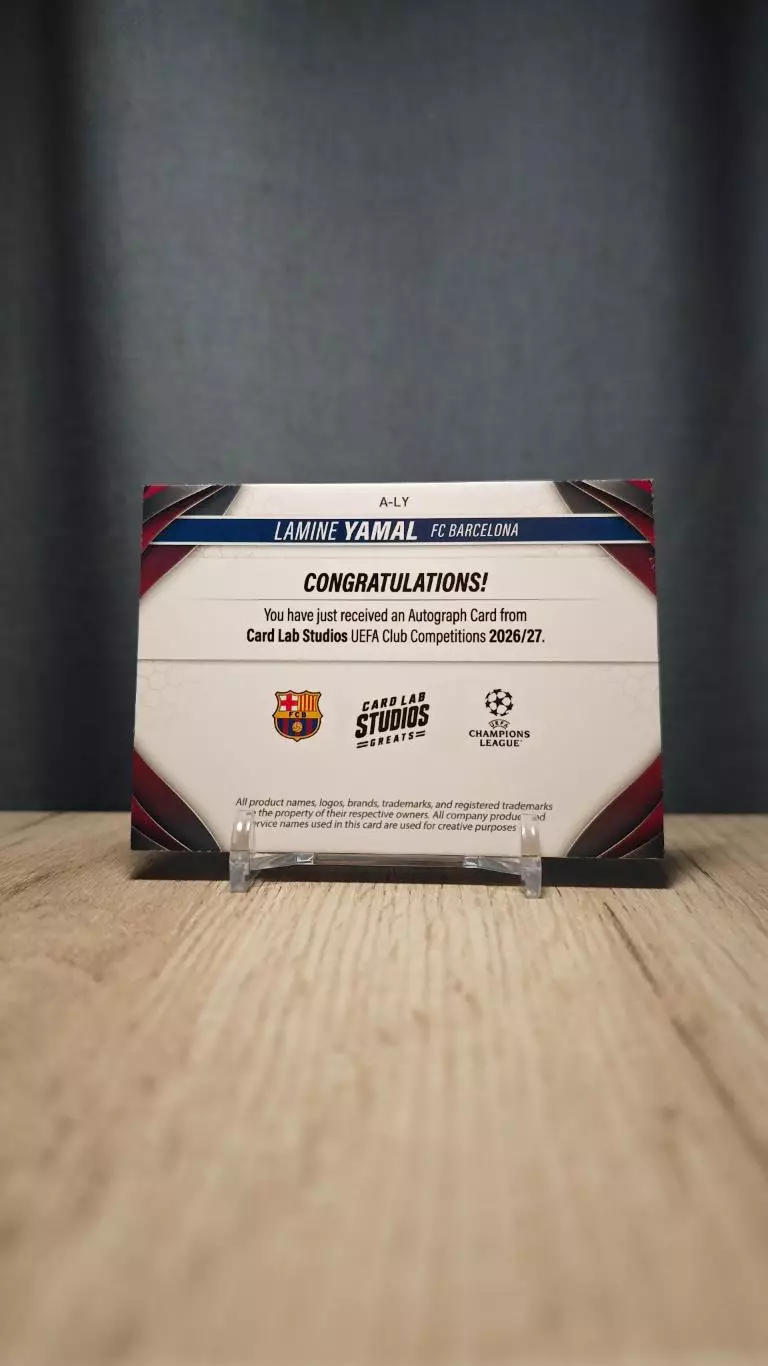 1/1 CLS GREATS Lamine Yamal red broken ice 1