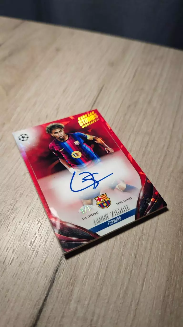 1/1 CLS GREATS Lamine Yamal red broken ice 2