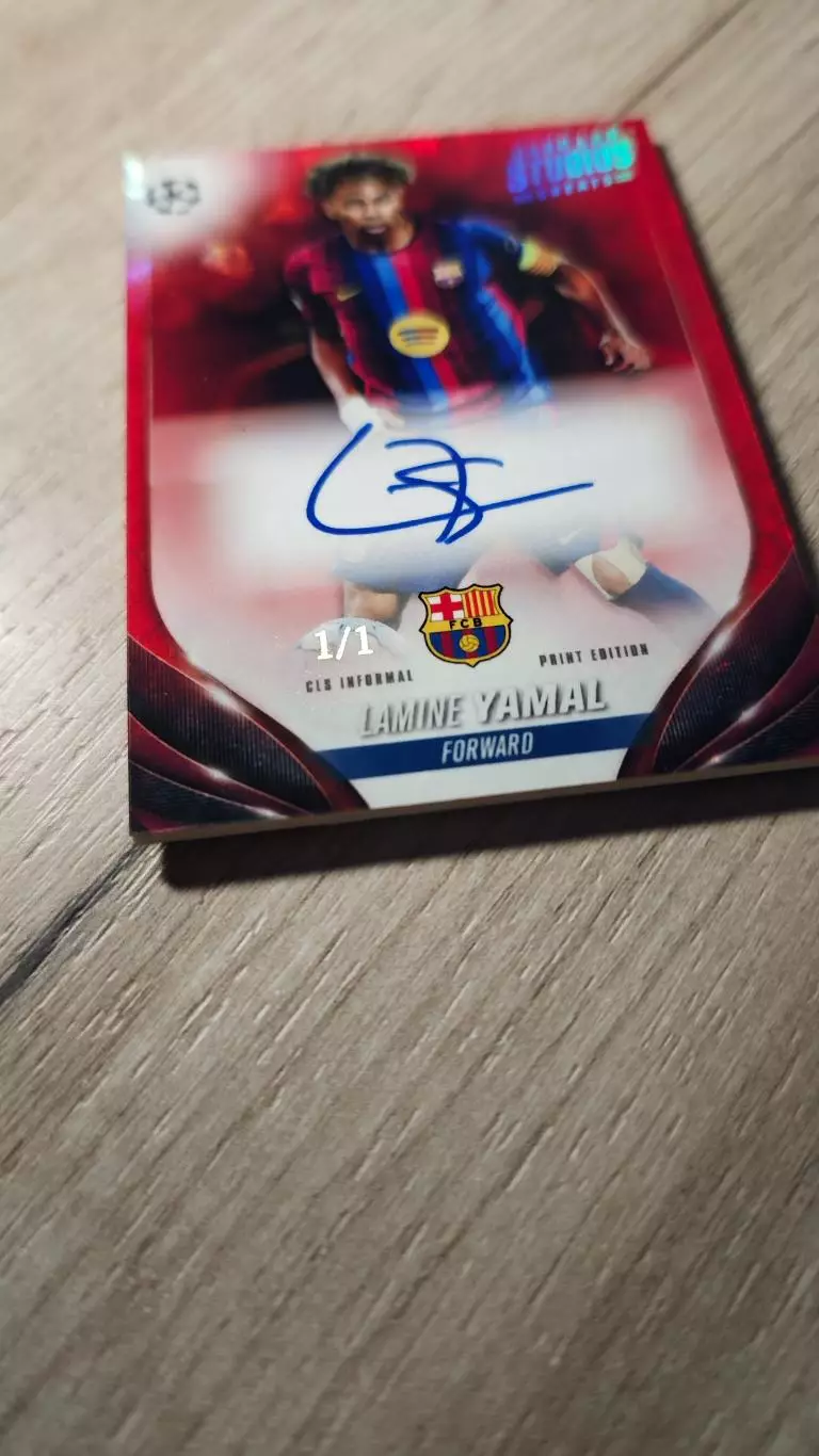 1/1 CLS GREATS Lamine Yamal red broken ice 4