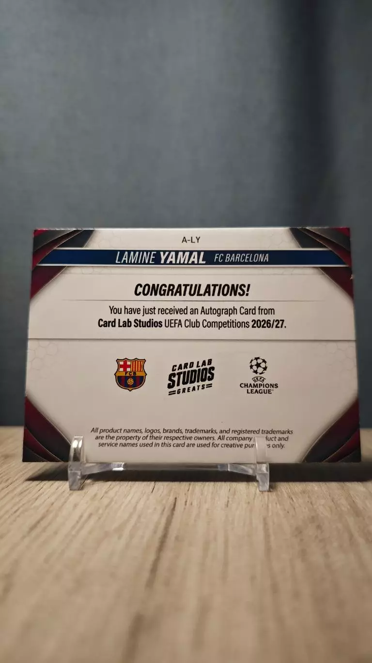 1/1 CLS GREATS Lamine Yamal base laser 1